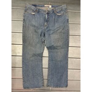 Levis 515 Boot Cut Jeans Womens 22W 38x31 Blue Light/Medium Wash Denim